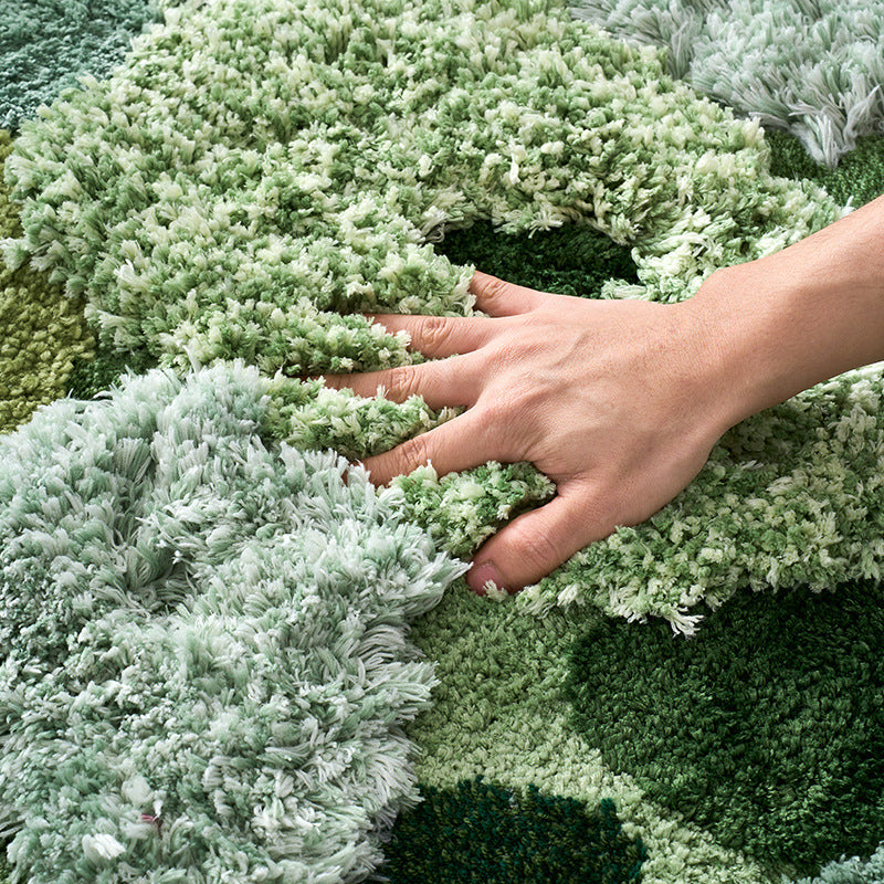 Forest Green Shag Rug - Easy Clean Stain Resistant Carpet for Aussie Living Rooms & Bedrooms DT-104