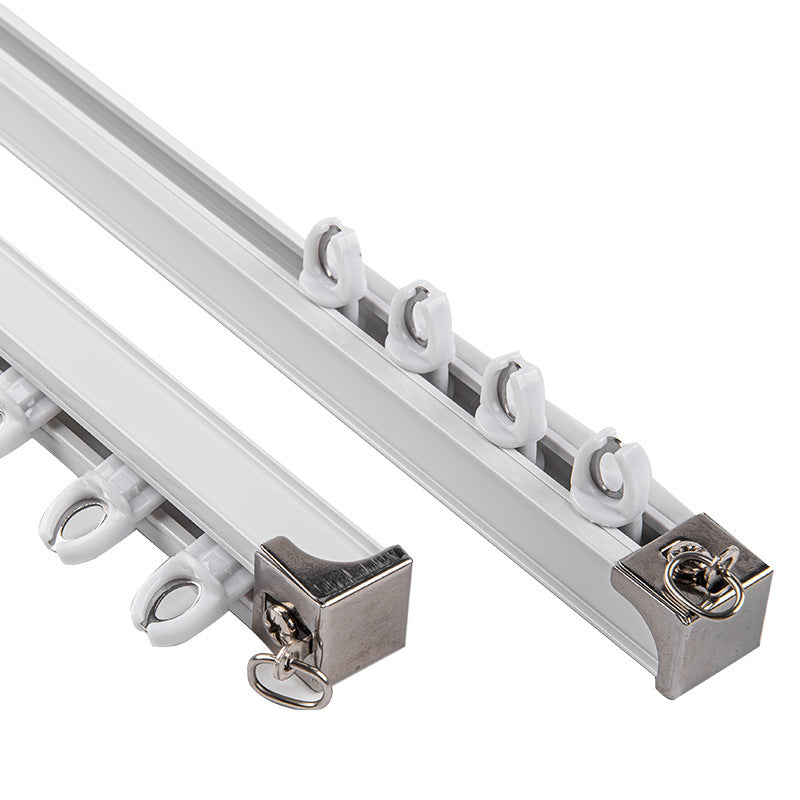 Magnetic Cross-Over Curtain Track - Heavy Duty Aluminium Silent Rail System CLPJ-105