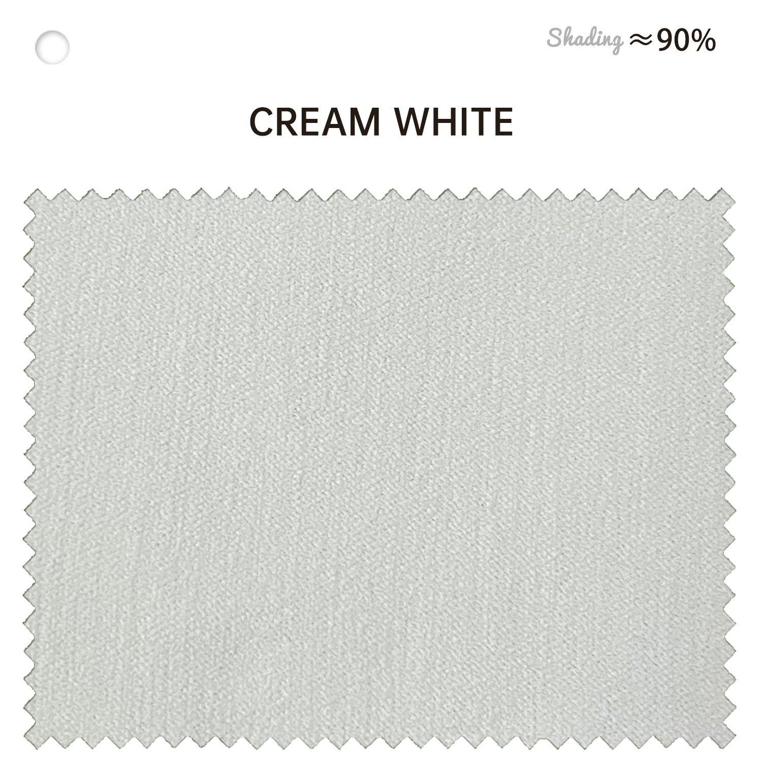 Cream Style Chenille Blackout Curtains Ultra Soft and Heat Insulating BCL-116