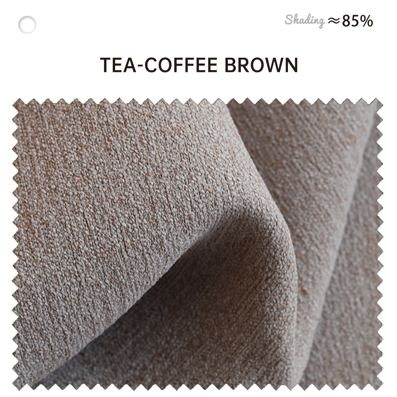 New High-Performance Cream Vintage Chenille Linen Blackout Curtains for Bedroom and Living Room BCL-119