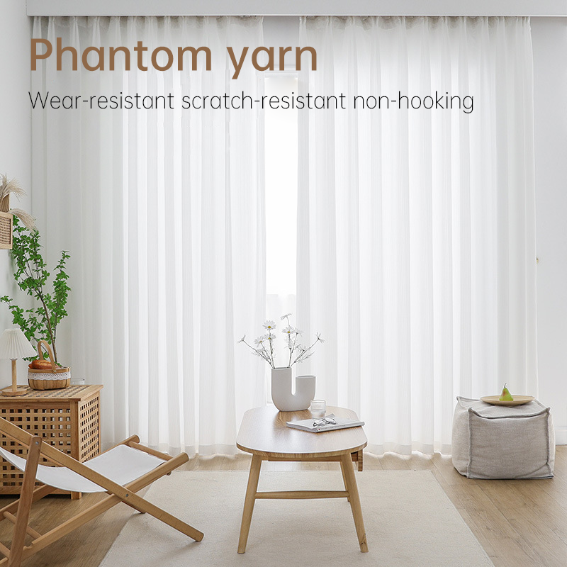 Phantom Sheer Curtains for Living Room, Bedroom, and Balcony Windows SL-114