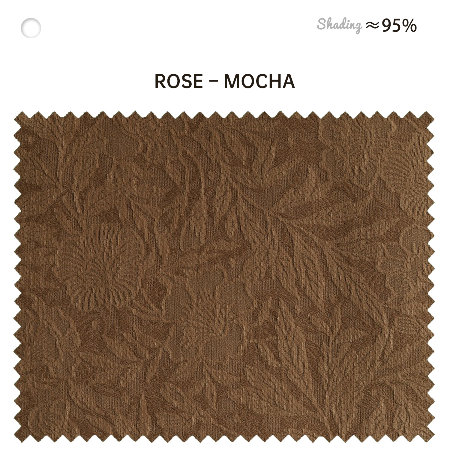 French Rose Cream Embossed Jacquard Chenille Blackout Curtains BCL-109