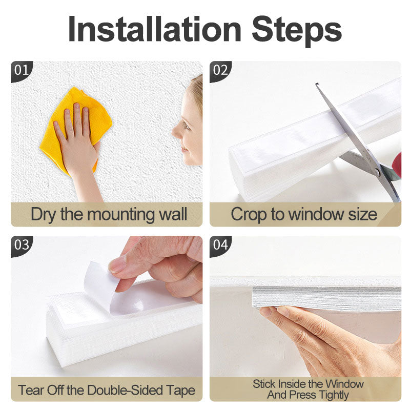 No Drill Semi Sheer Pleated Blinds Easy Face Fix Filter Light AU BZL-101