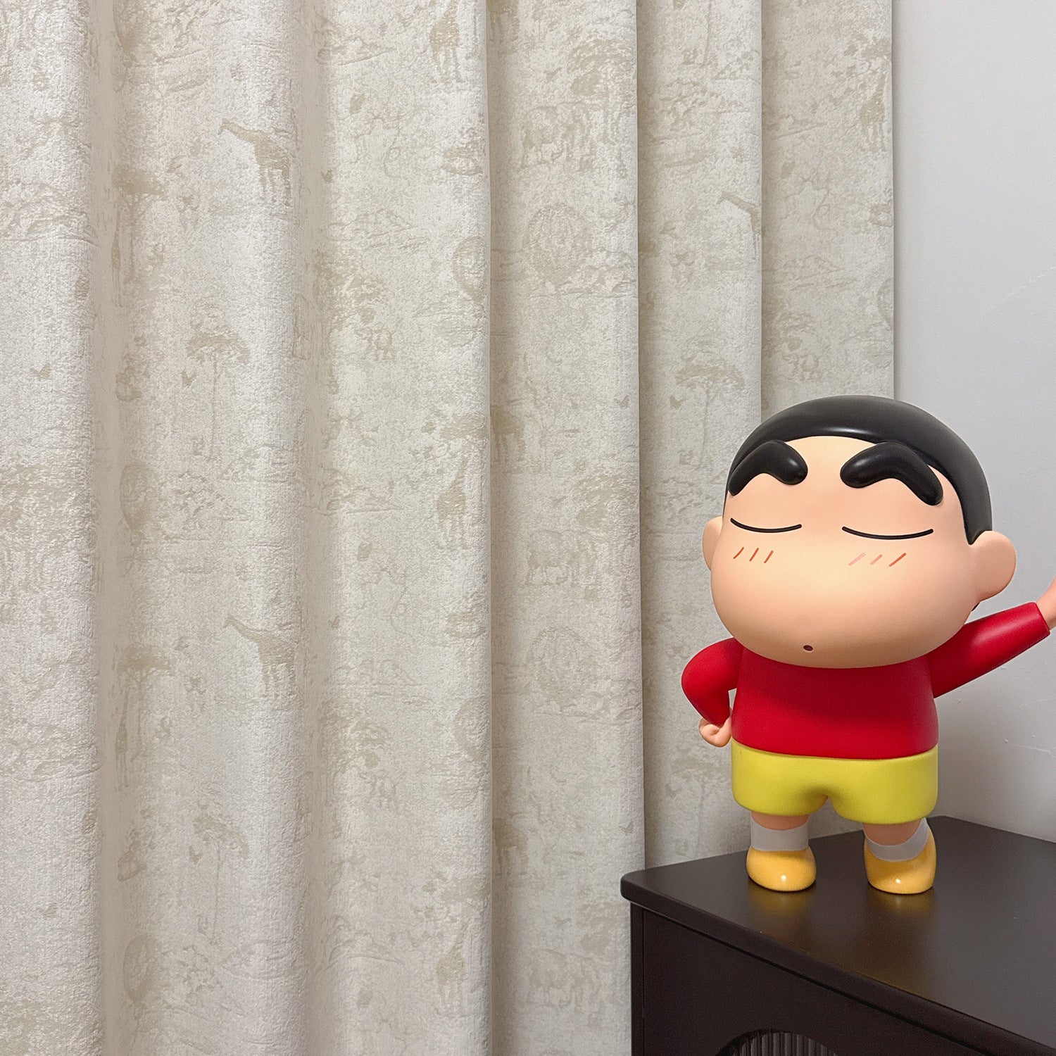 Jungle Adventure Chenille Blackout Roman Shades for Kids&