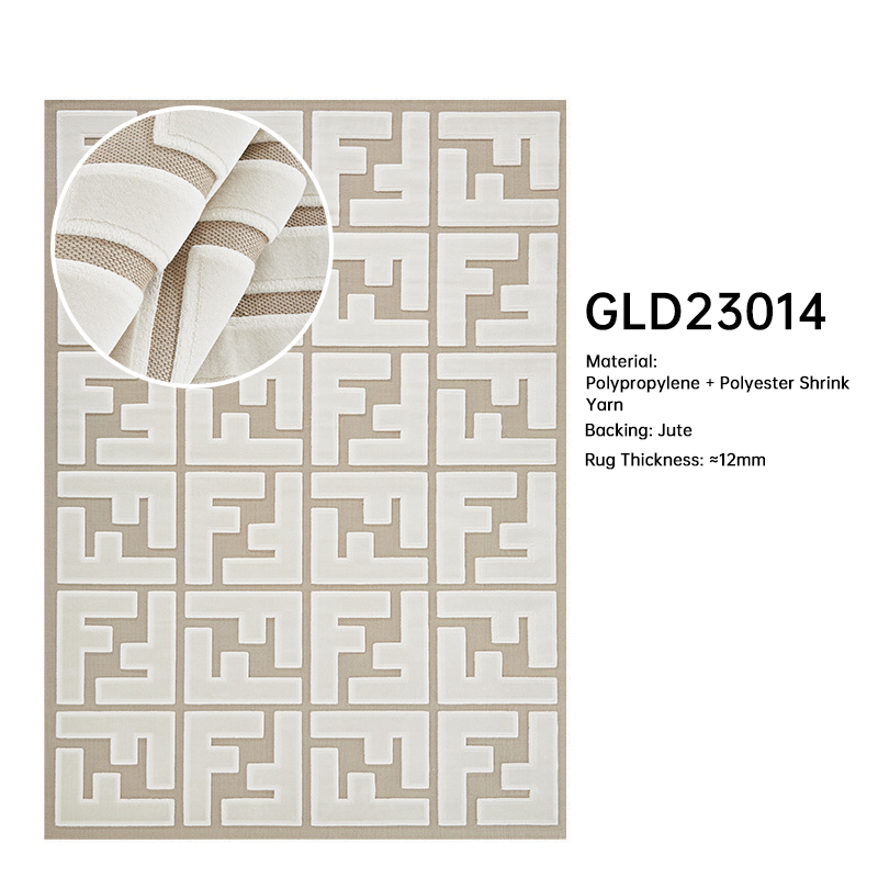 Blend Rug Letter Stripe Design for Living Room and Bedside DT-108