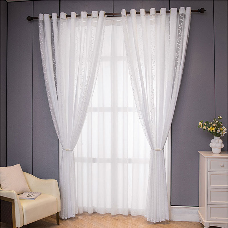 Modern Sheer Curtains Stylish & Light Luxury for Living/Bedroom SL-101