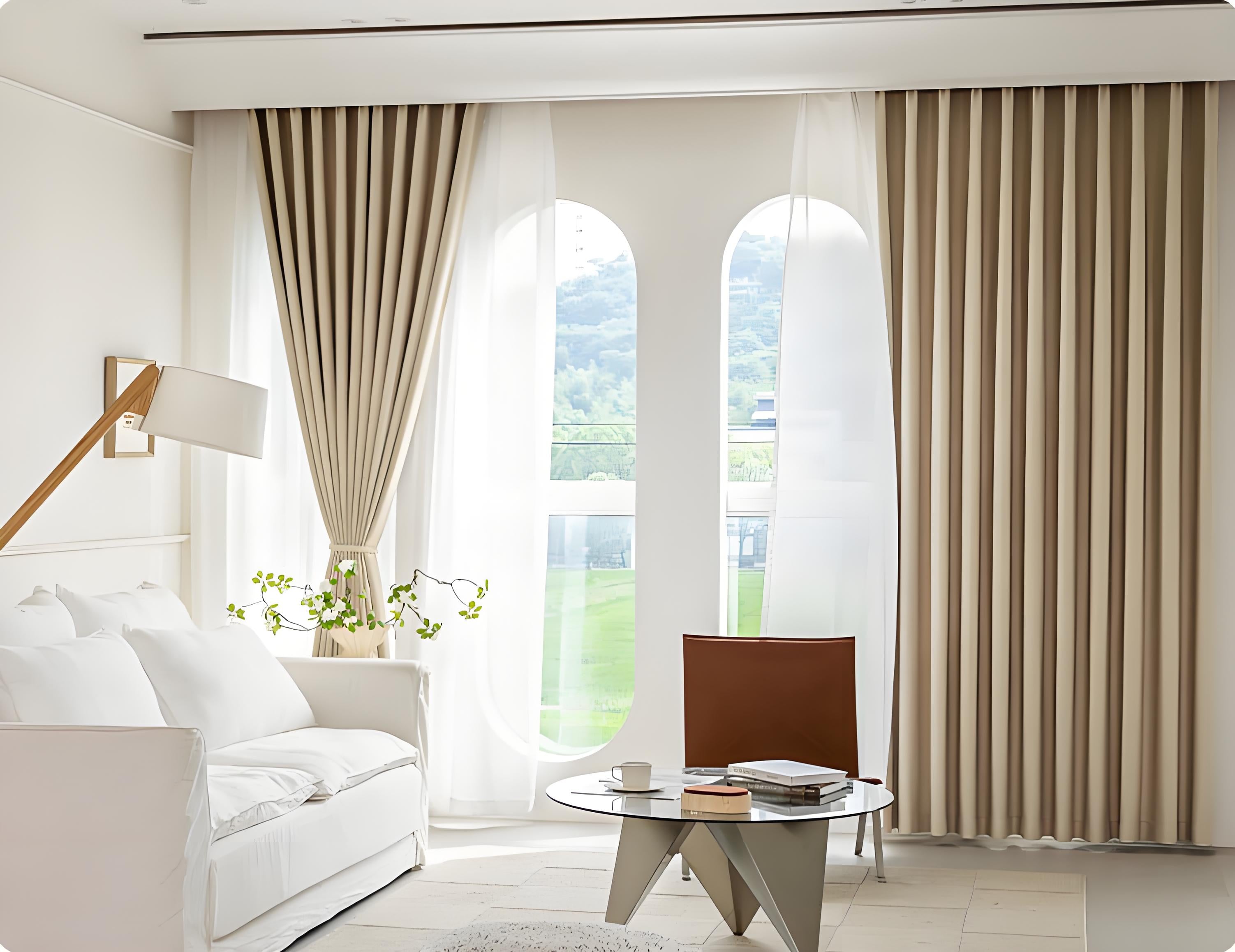 Thermal Blackout Curtains Bedroom & Living Room Light Blocking, Sun Protection BCL-103