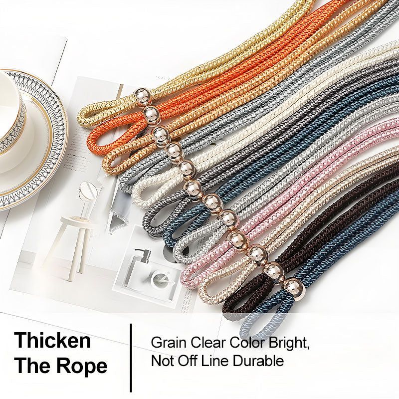 2 PCS Pull-Cord Curtain Tiebacks | Adjustable Holdbacks CLPJ-102