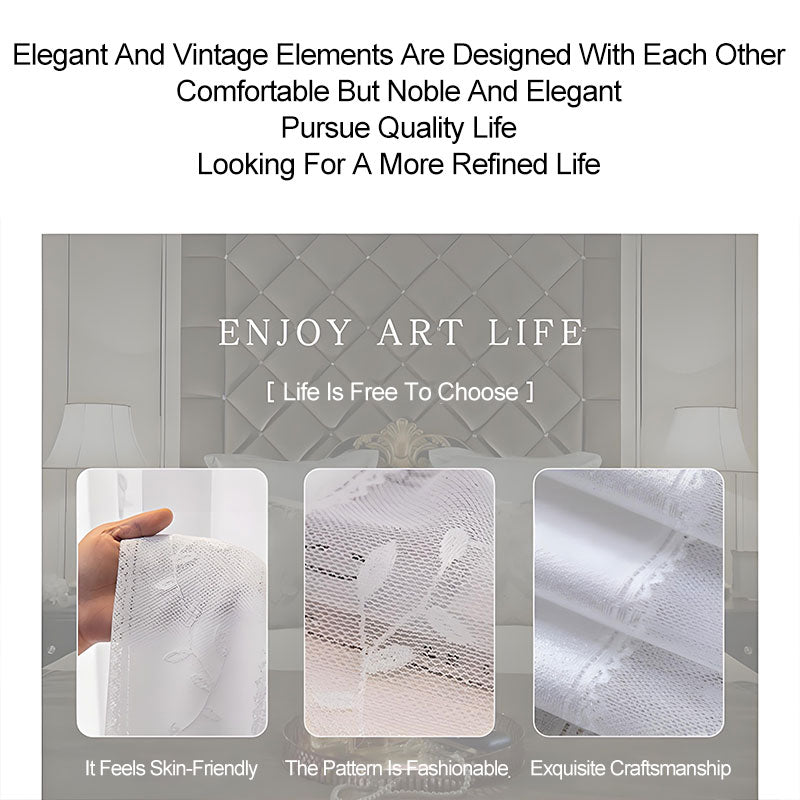 Modern Sheer Curtains Stylish & Light Luxury for Living/Bedroom SL-101