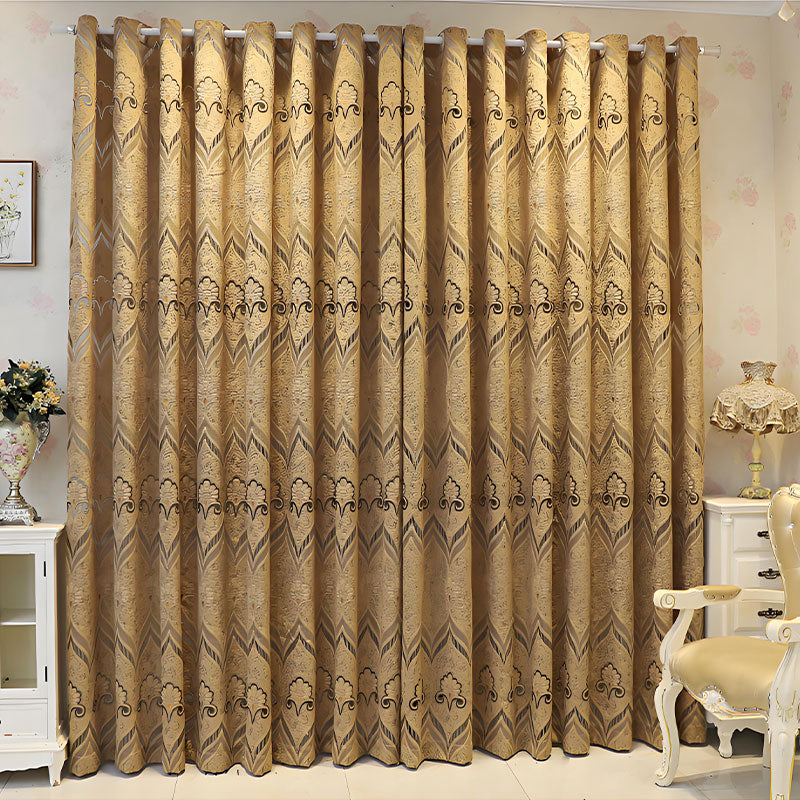 Thick Voile Curtains Sheer Light Filtering with European Jacquard SL-102