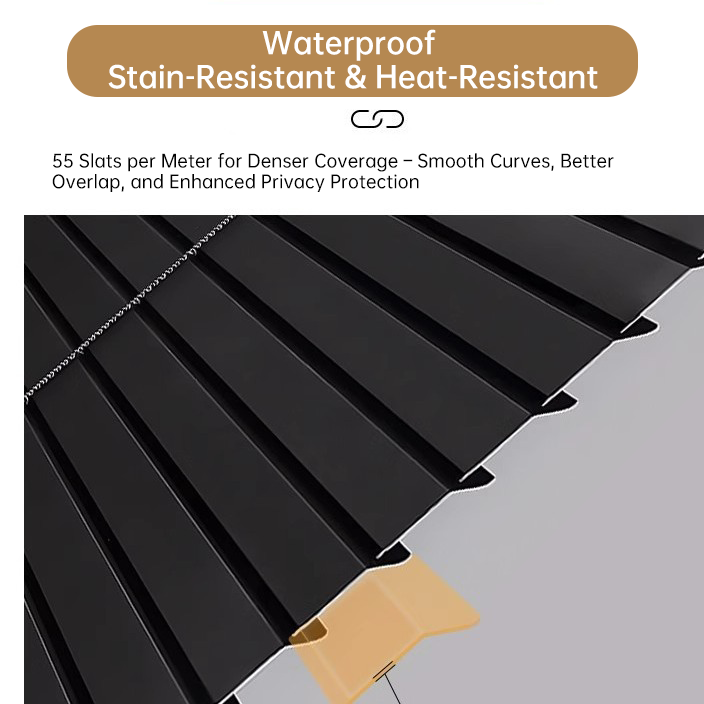 Aluminum Venetian Blinds – Privacy Shade with No-Drill Installation BYL-000