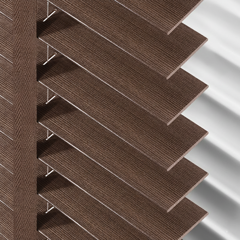 Wooden Venetian Blinds – Basswood Retro-Style Window Shades for Balcony, Study & Bedroom BYL-003