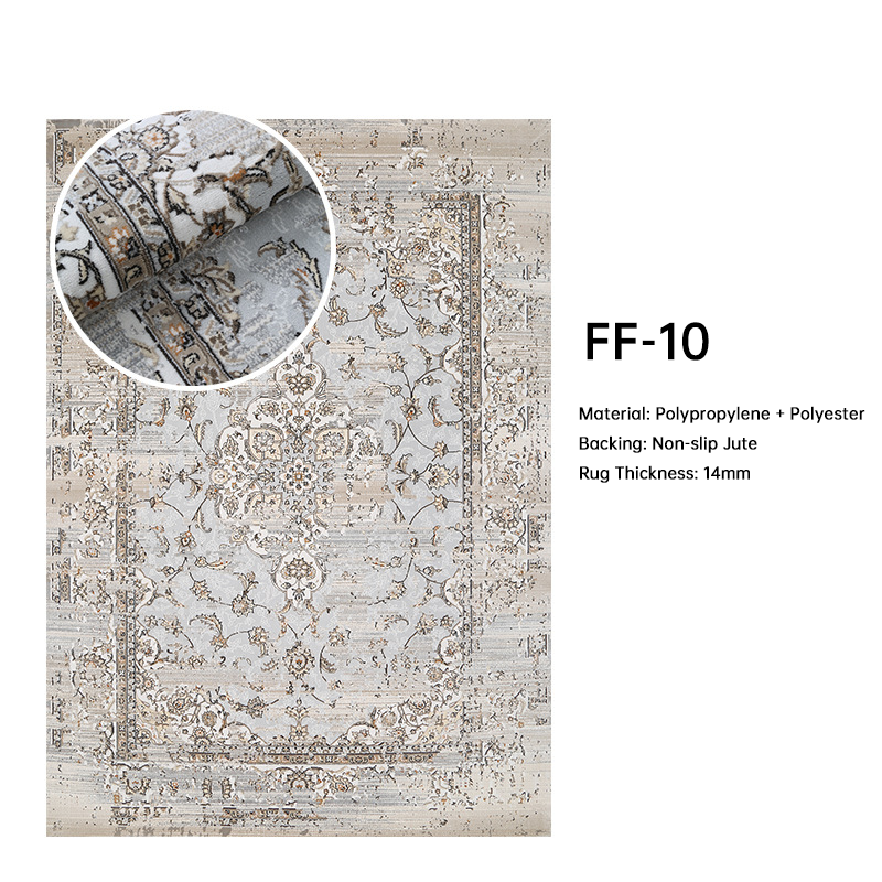 Luxury Vintage Rugs | Soft Formaldehyde-Free Custom Area Carpet DT-105
