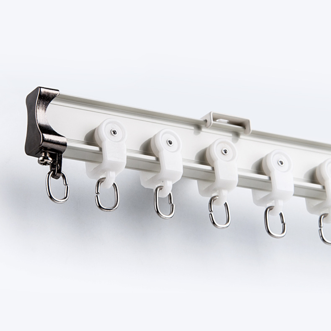 Aluminium Curtain Track - Flexible Straight & Curved Rail for Bay Window CLPJ-103