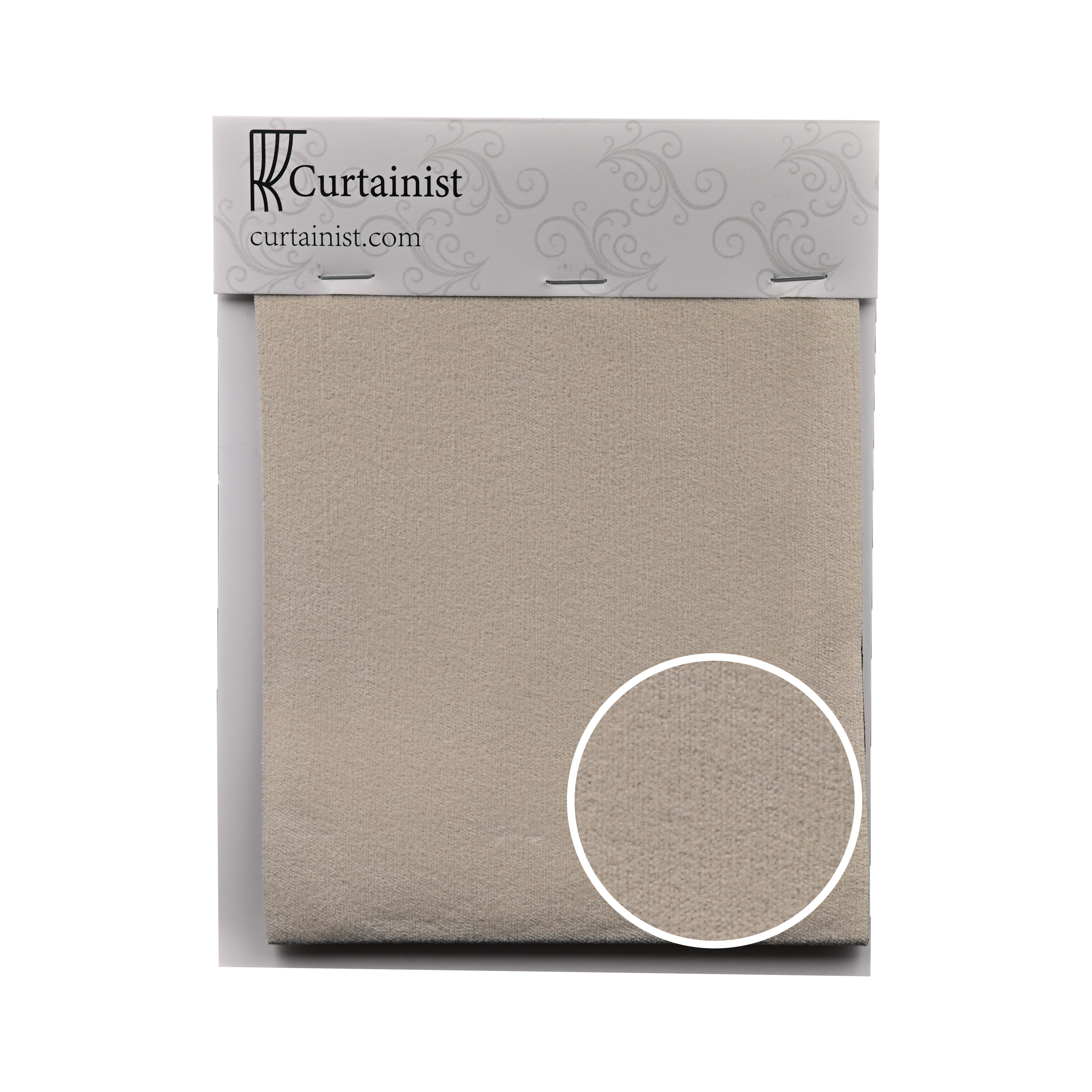 Chenille Fabric Cream Style Minimalist Blackout Curtains for Living Room and Bedroom BCL-106