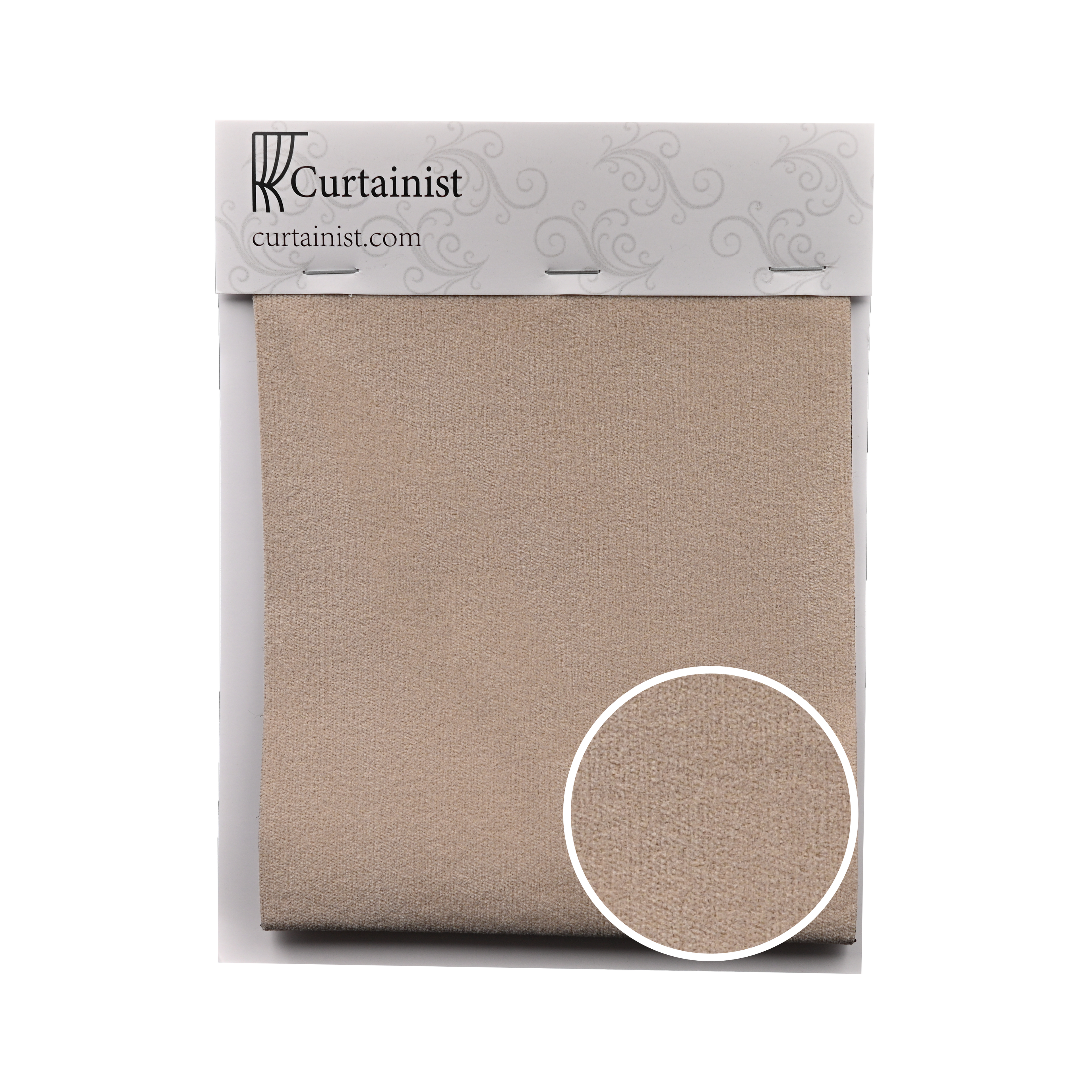 Chenille Fabric Cream Style Minimalist Blackout Curtains for Living Room and Bedroom BCL-106