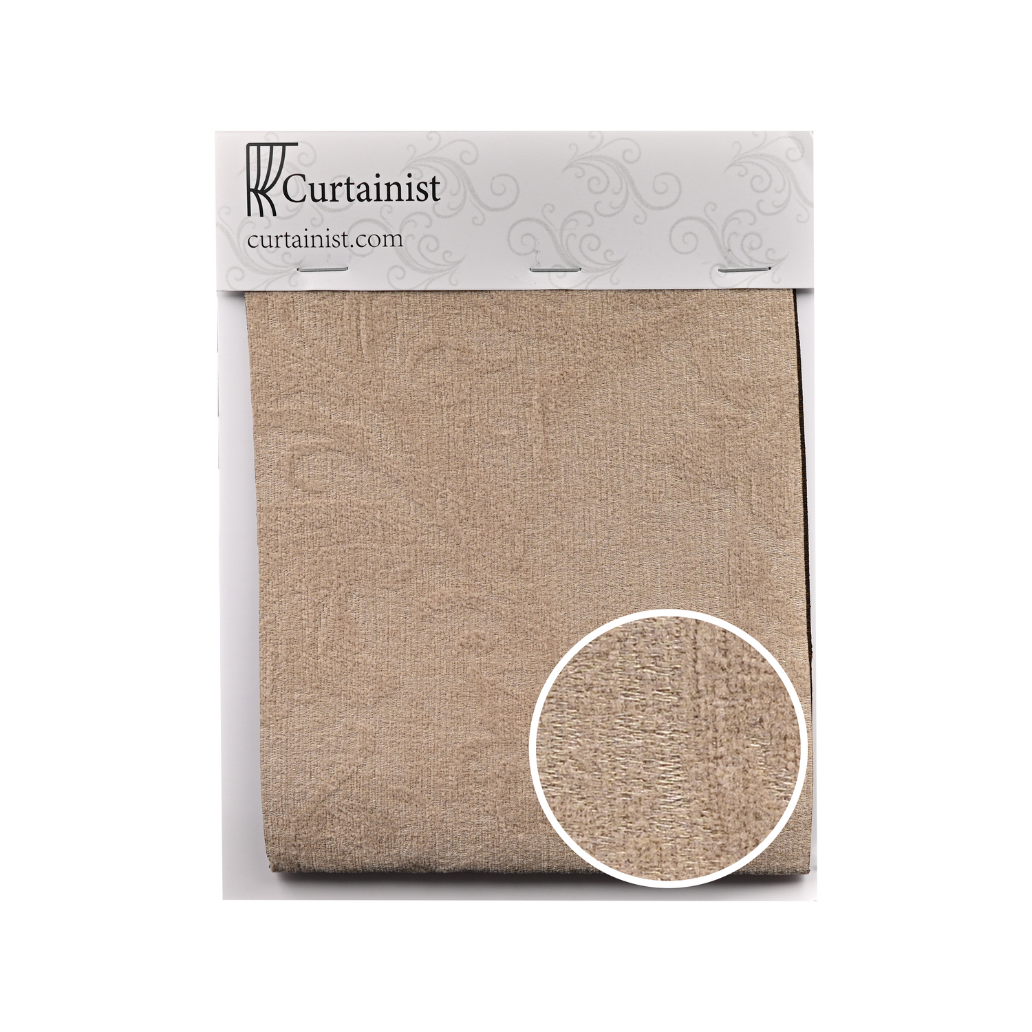 French Vintage Olive Green Chenille Blackout Curtains for Bedroom and Living Room BCL-111