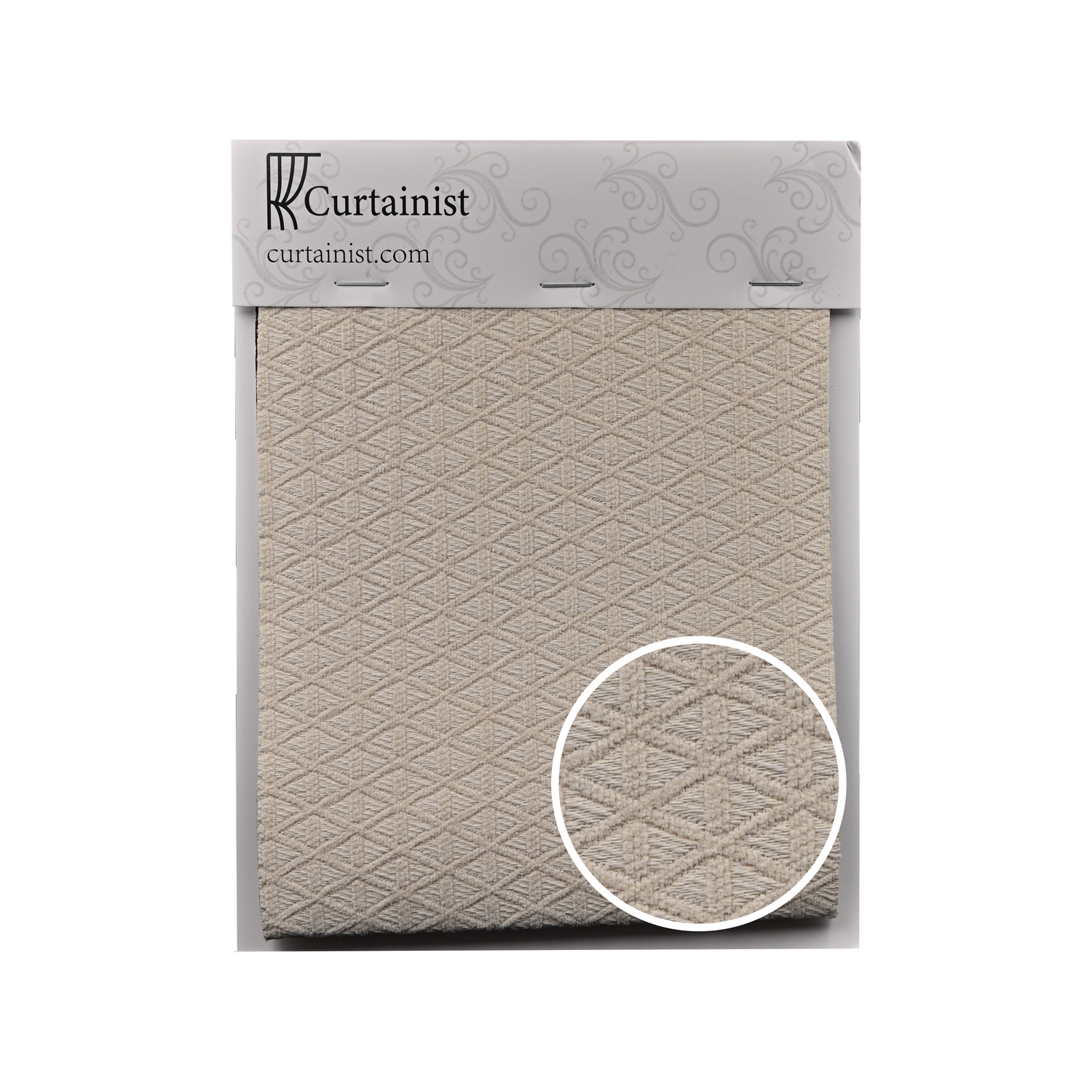 French Cream Vintage Chenille Embossed Jacquard Blackout Curtains for Bedroom BCL-113