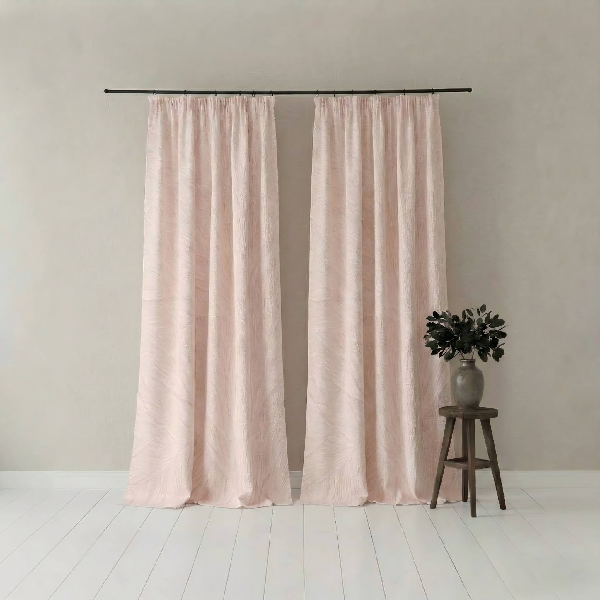 French Luxury High Precision Jacquard Blackout Curtains for Bedroom and Living Room BCL-114