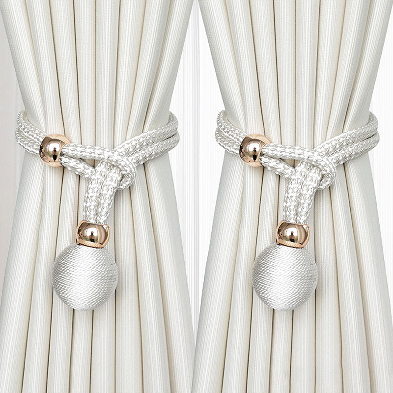 2 PCS Pull-Cord Curtain Tiebacks | Adjustable Holdbacks CLPJ-102