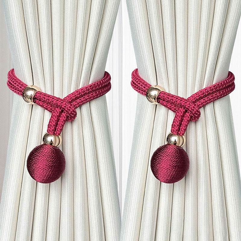 2 PCS Pull-Cord Curtain Tiebacks | Adjustable Holdbacks CLPJ-102