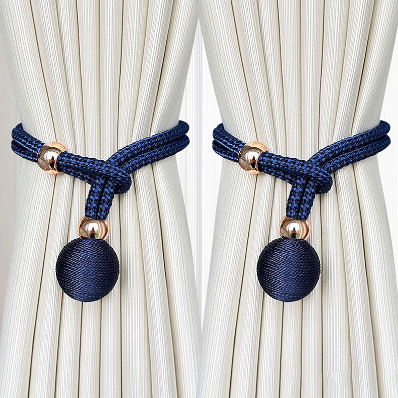 2 PCS Pull-Cord Curtain Tiebacks | Adjustable Holdbacks CLPJ-102
