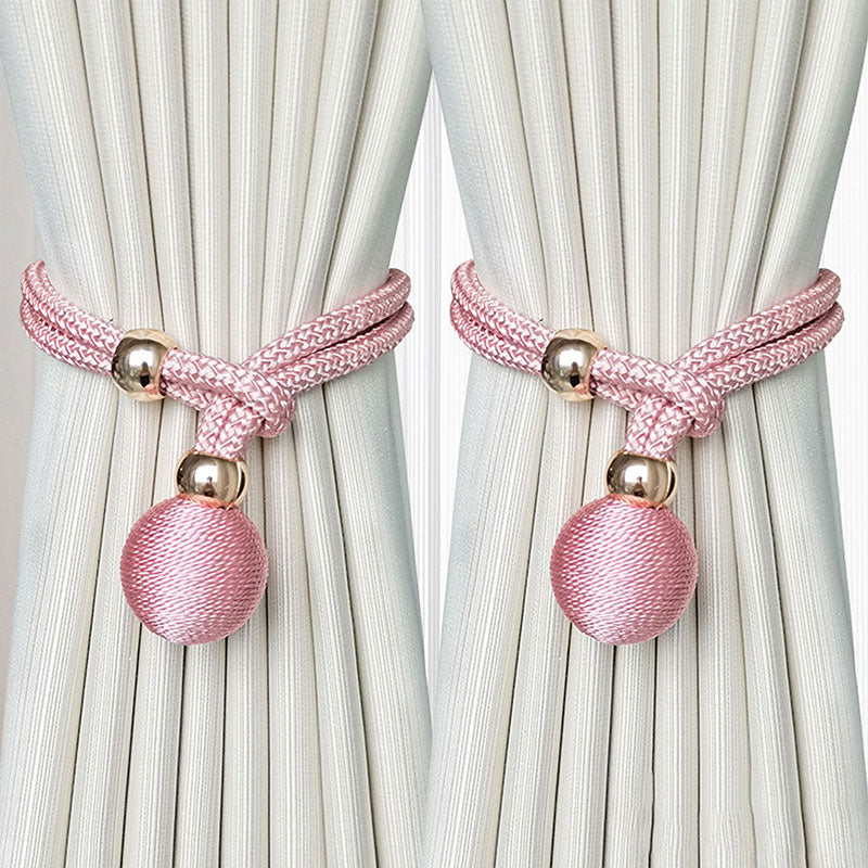 2 PCS Pull-Cord Curtain Tiebacks | Adjustable Holdbacks CLPJ-102