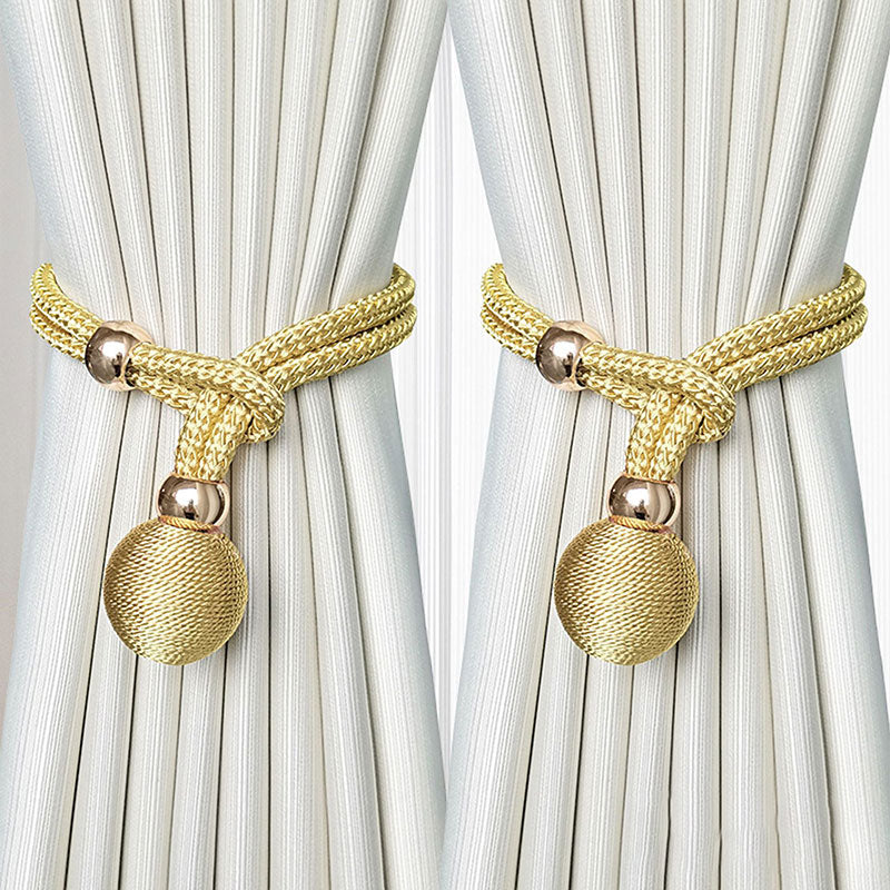 2 PCS Pull-Cord Curtain Tiebacks | Adjustable Holdbacks CLPJ-102
