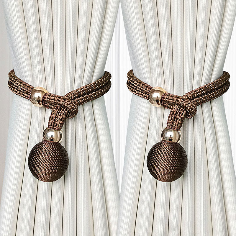 2 PCS Pull-Cord Curtain Tiebacks | Adjustable Holdbacks CLPJ-102