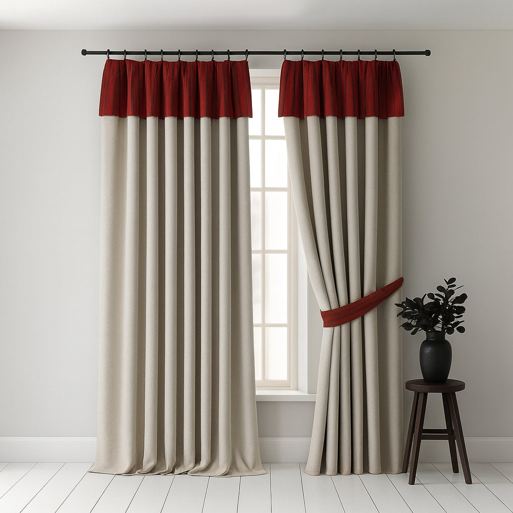 Niche Gather Linen Valance BCL-146