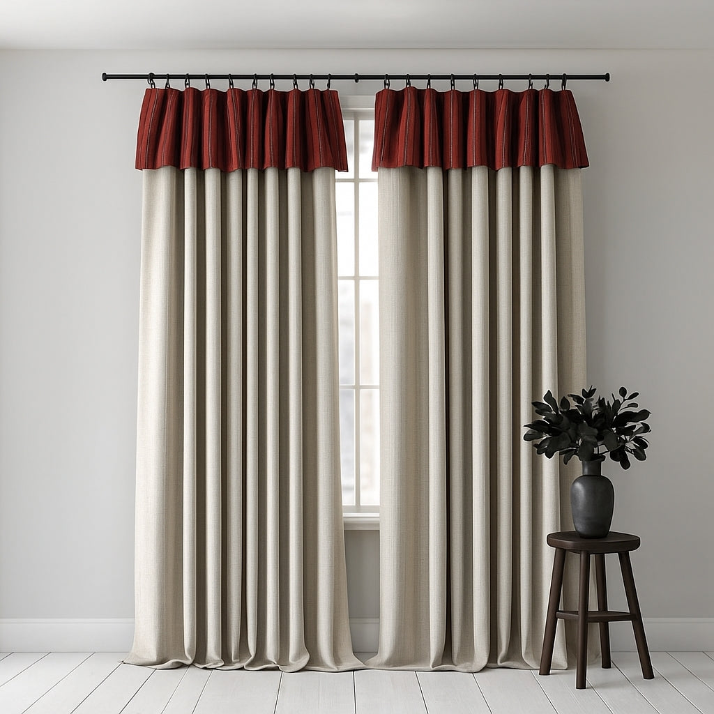 Niche Gather Linen Valance BCL-146