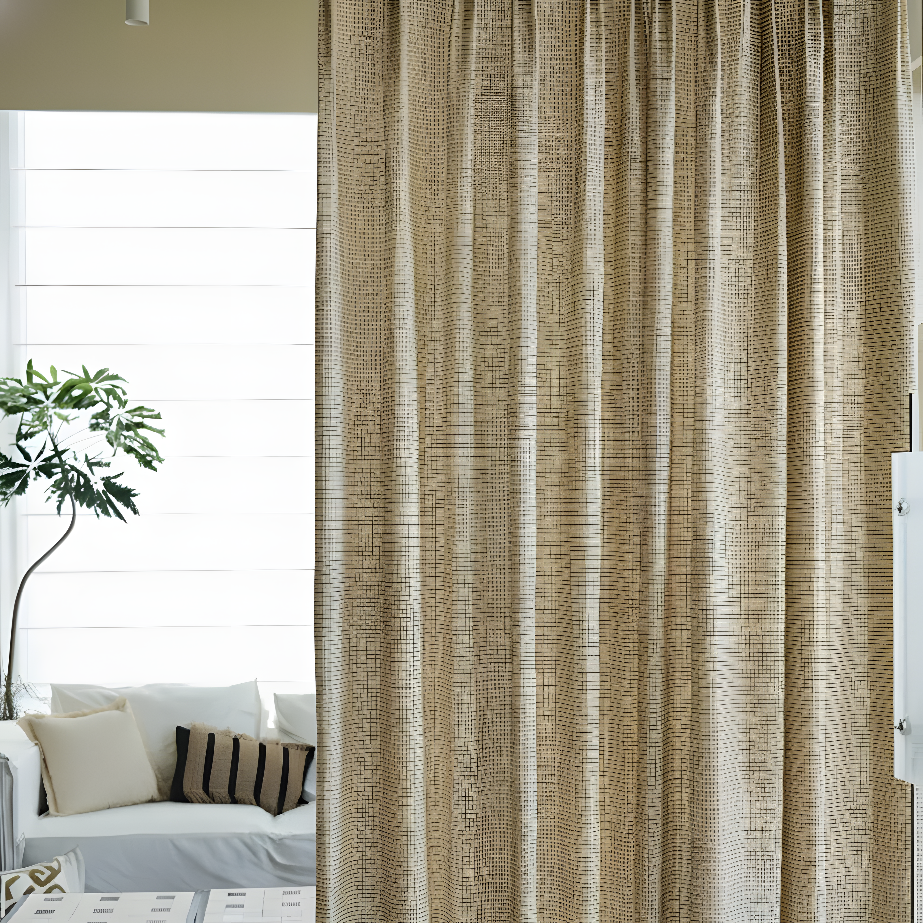 Bauhaus Checkered Curtains BCL-139