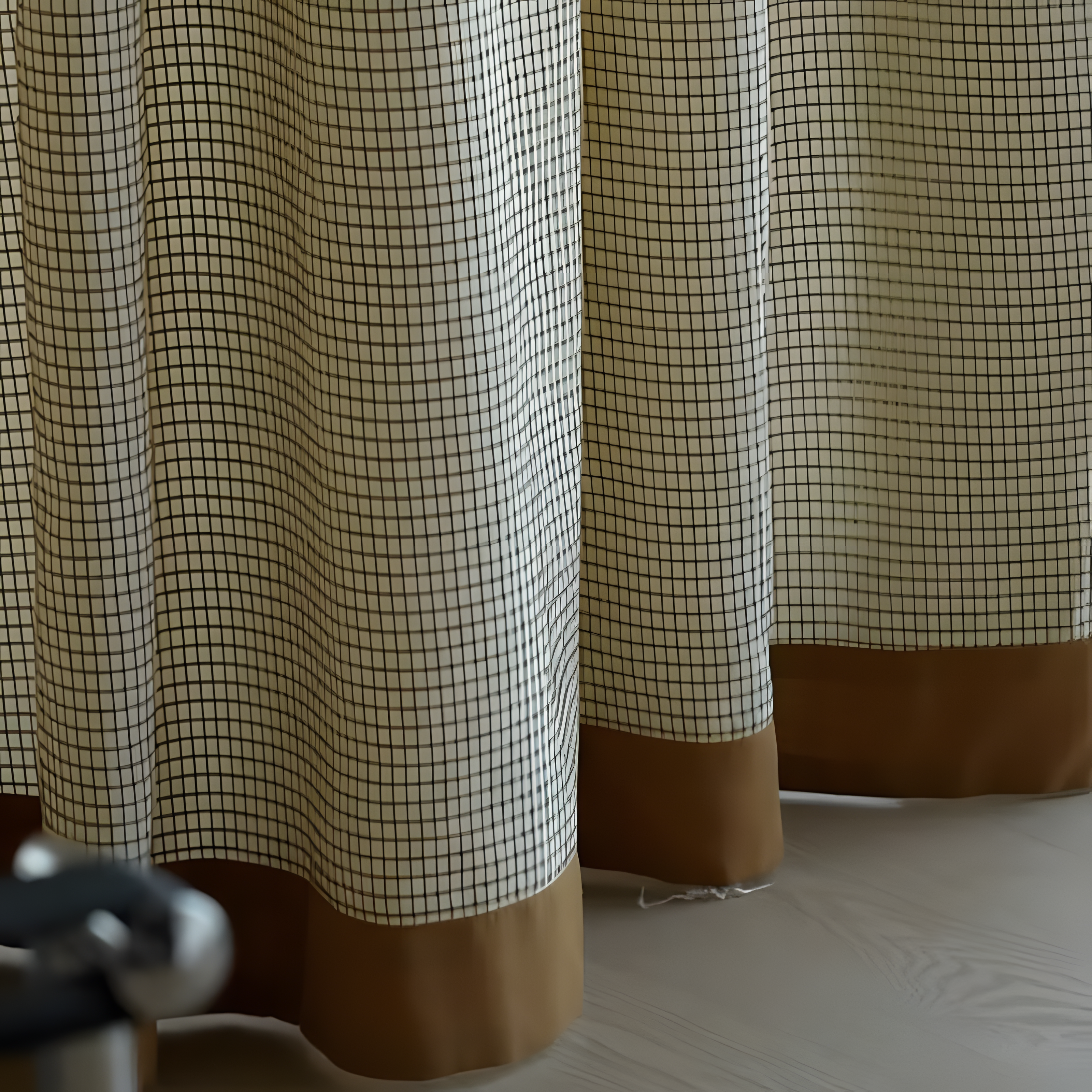 Bauhaus Checkered Curtains BCL-139