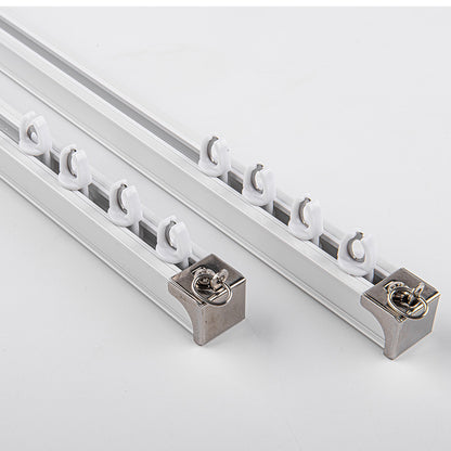 Magnetic Cross-Over Curtain Track - Heavy Duty Aluminium Silent Rail System CLPJ-105