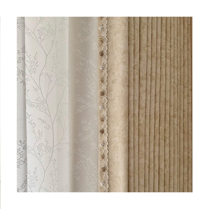 See Nan Zhi Mirror Sheer Curtains: Mid-Century Modern Elegance SL-118