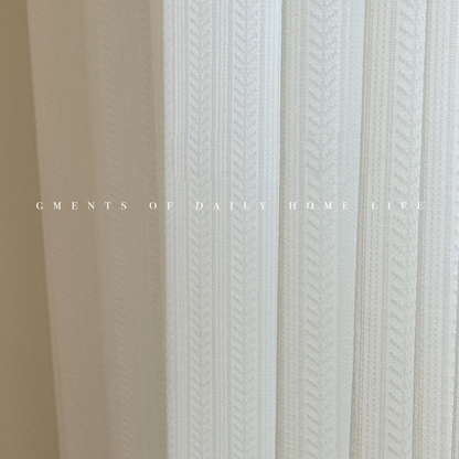 Japanese Heat-Blocking Sheer Curtains for Bedroom, Living Room, and Balcony SL-120