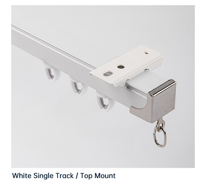 Magnetic Cross-Over Curtain Track - Heavy Duty Aluminium Silent Rail System CLPJ-105