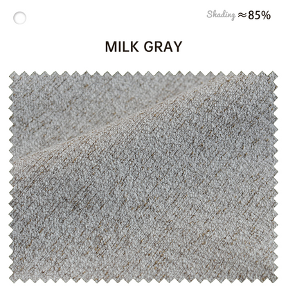 New High-Performance Cream Vintage Chenille Linen Blackout Curtains for Bedroom and Living Room BCL-119