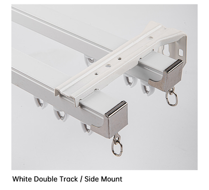 Magnetic Cross-Over Curtain Track - Heavy Duty Aluminium Silent Rail System CLPJ-105