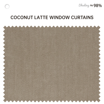 Luxury Chenille 95% Blackout Curtains for Bedroom Elegant Thick Drapes for Better Sleep BCL-104