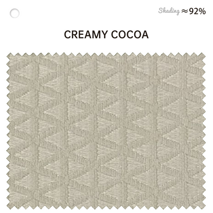 French Cream Vintage Chenille Embossed Jacquard Blackout Curtains for Bedroom BCL-113