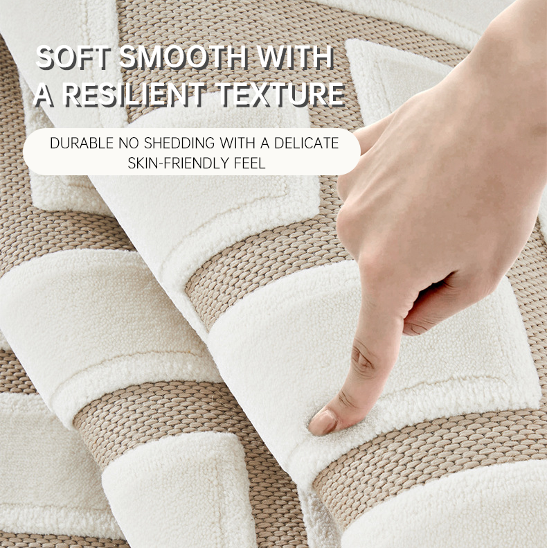 Blend Rug Letter Stripe Design for Living Room and Bedside DT-108