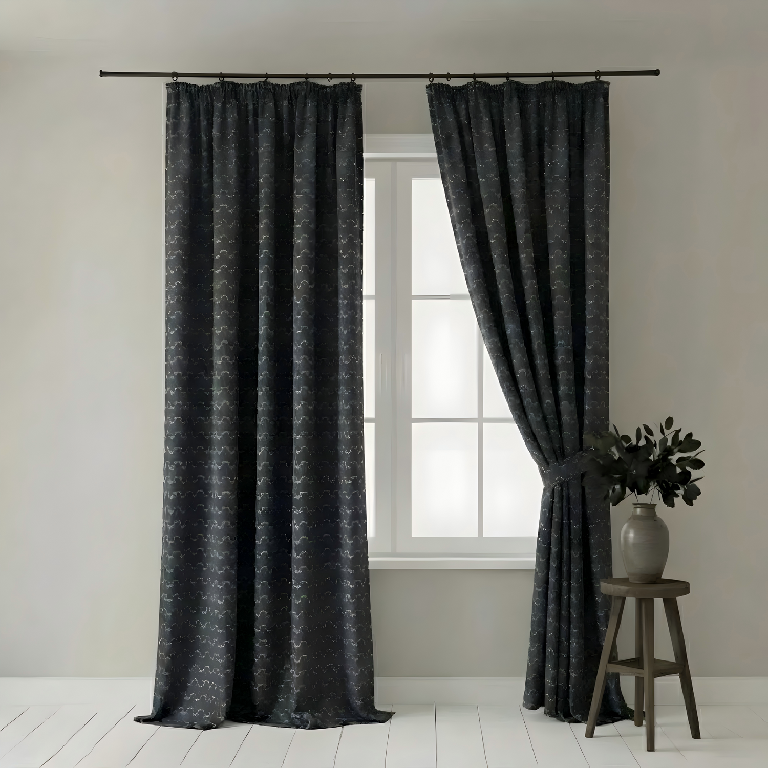 Premium Black Collection Curtains BCL-143