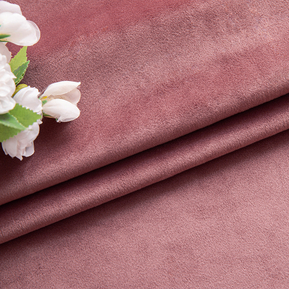 Solid Vintage Velvet Curtains – Modern Living Room, Bedroom &amp; Study Blackout Drapes BCL-121