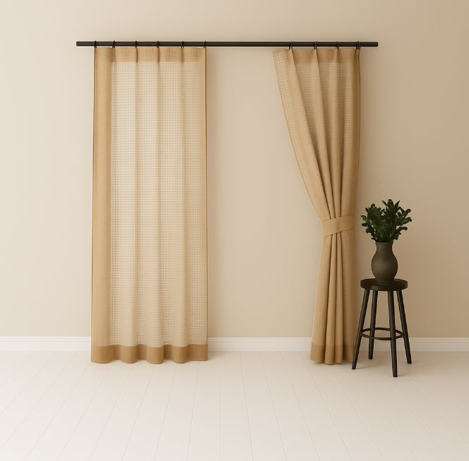 Bauhaus Checkered Curtains BCL-139