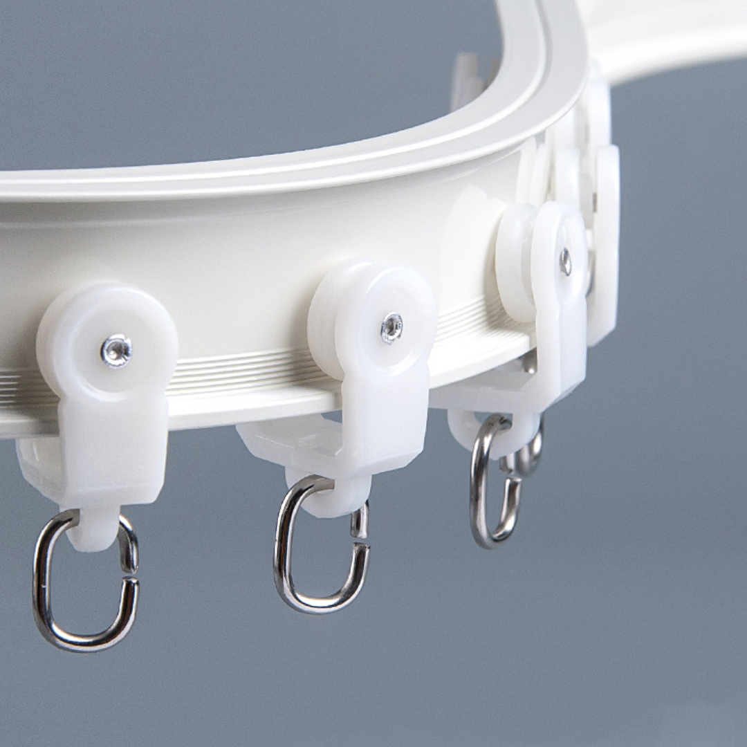 Aluminium Curtain Track - Flexible Straight &amp; Curved Rail for Bay Window CLPJ-103