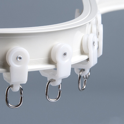 Aluminium Curtain Track - Flexible Straight &amp; Curved Rail for Bay Window CLPJ-103