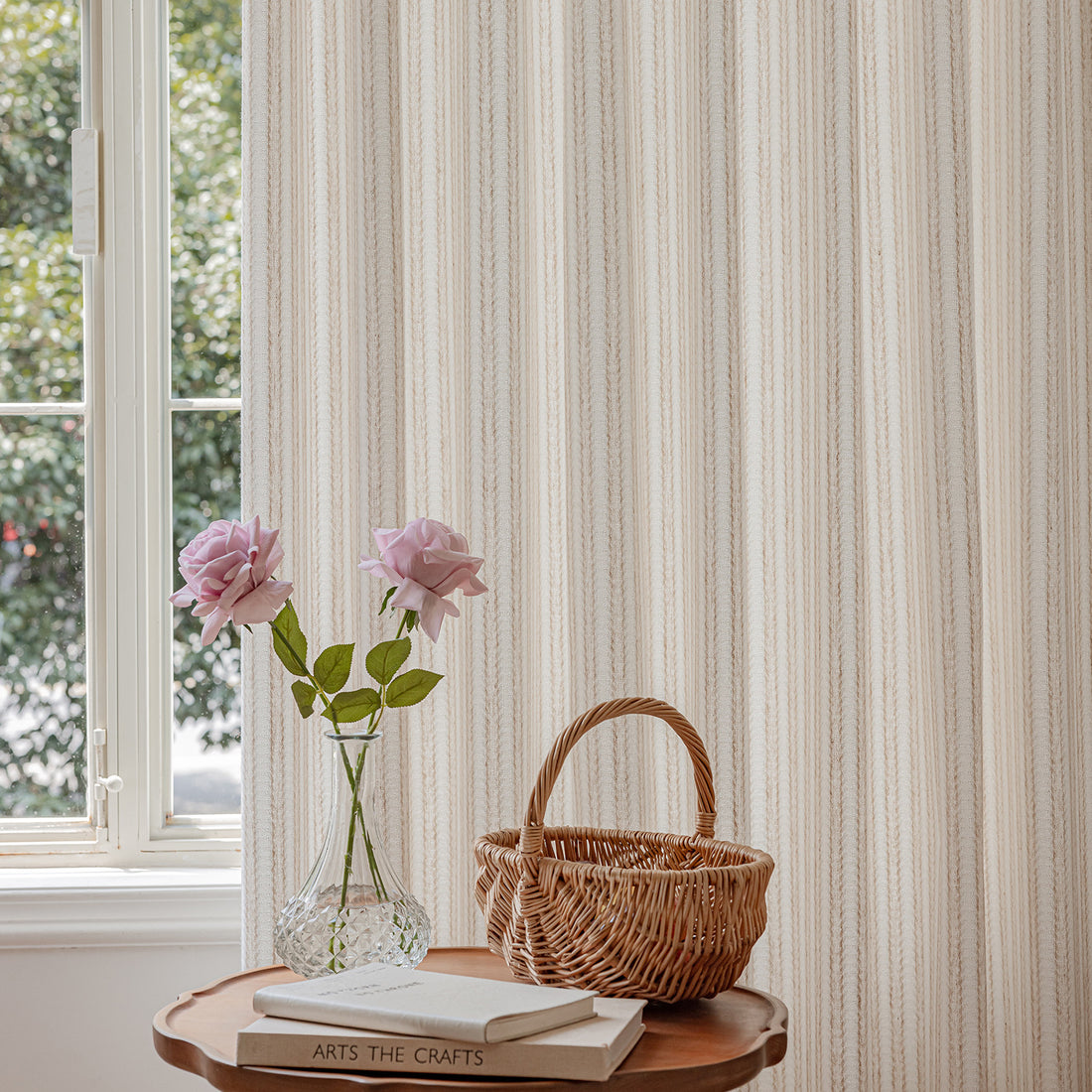 2025 Pastoral Sheer Curtains Light Filtering Privacy Drapes for Bedroom and Living Room SL-107