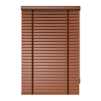 Wooden Venetian Blinds – Basswood Retro-Style Window Shades for Balcony, Study &amp; Bedroom BYL-003