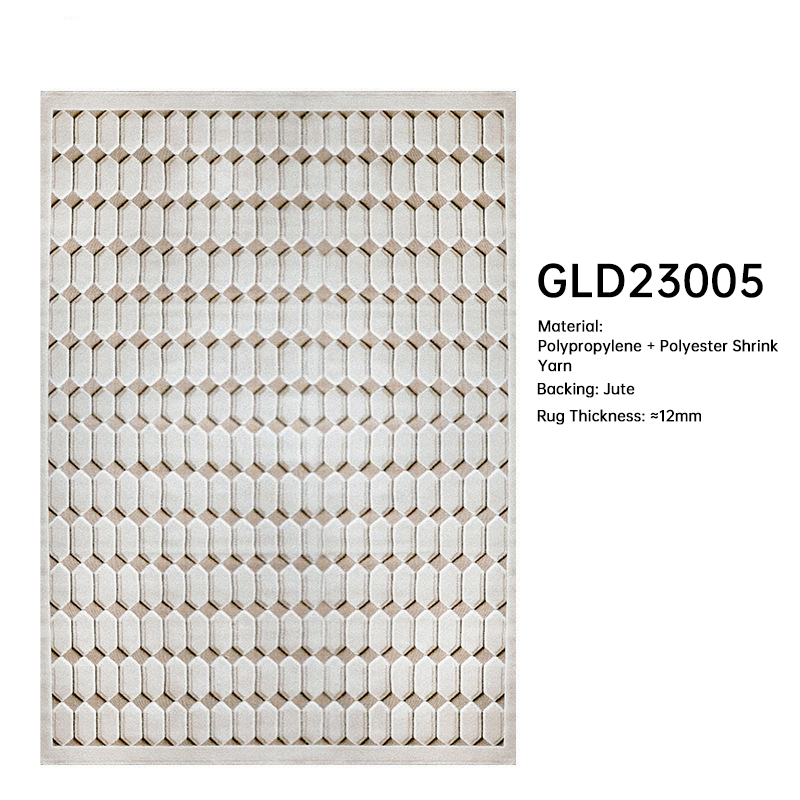 Blend Rug Letter Stripe Design for Living Room and Bedside DT-108